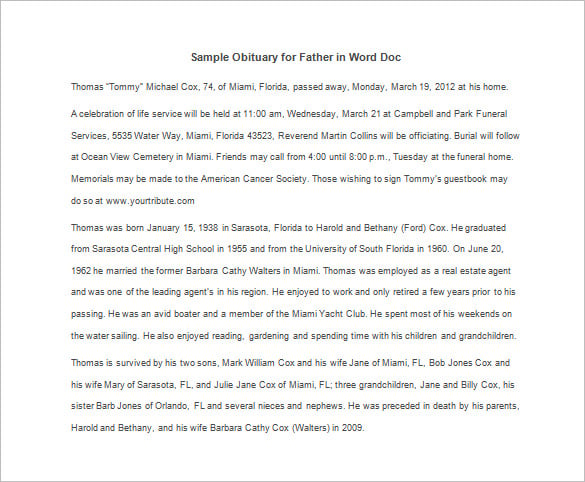 15-obituary-templates-for-father-free-word-excel-pdf-psd-format