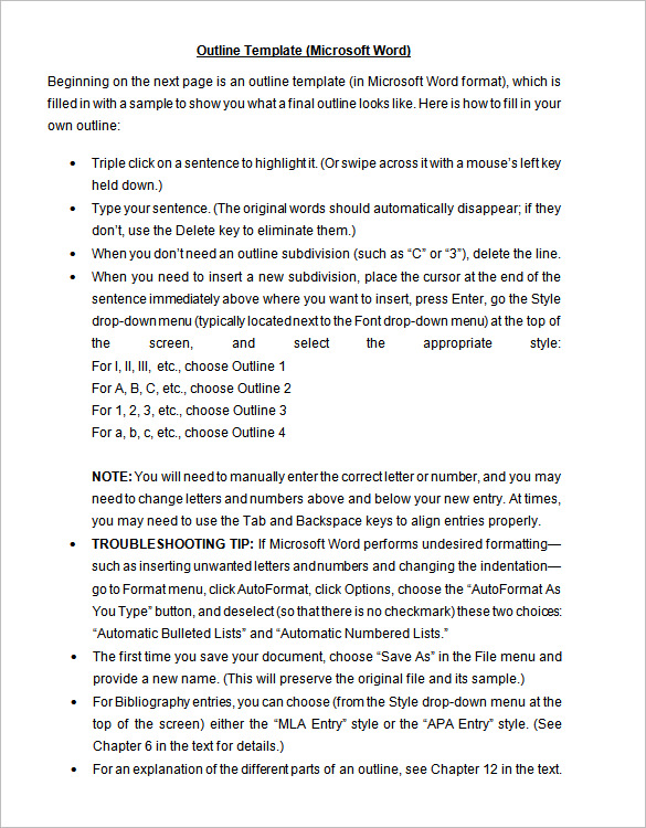 microsoft word 2007 mla format template