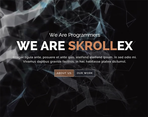 skrollex creative parallax