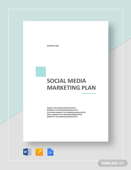 28 Social Media Marketing Plan Templates Free Sample Example 