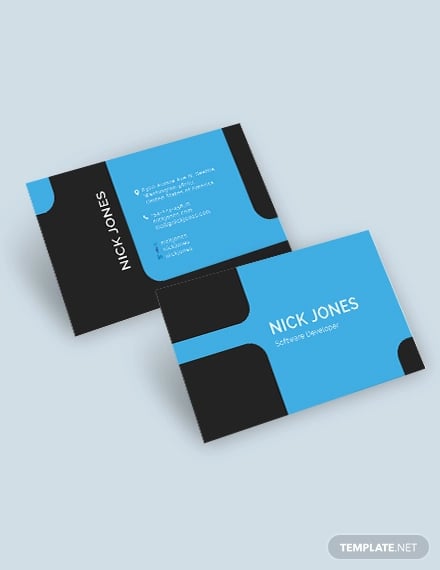 software-developer-business-card