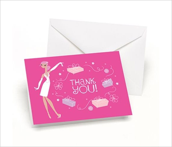 16+ Bridal Shower Thank You Cards PSD, EPS, AI