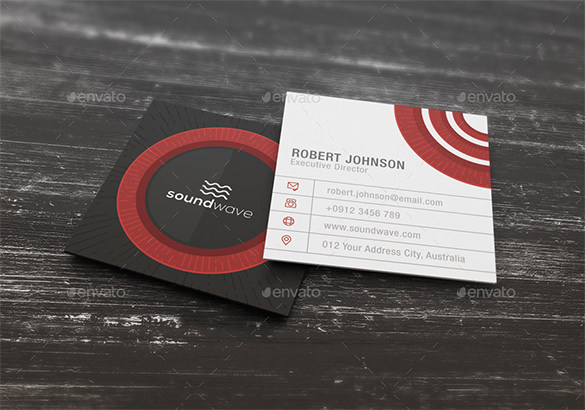 square business calling card template