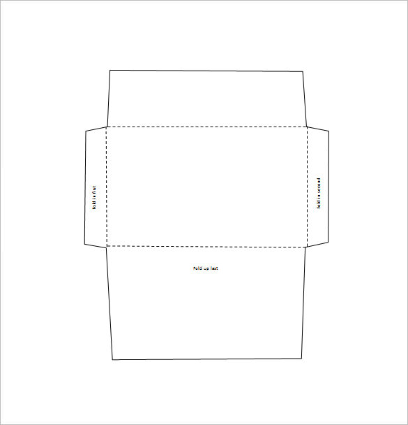 plain envelope template for word