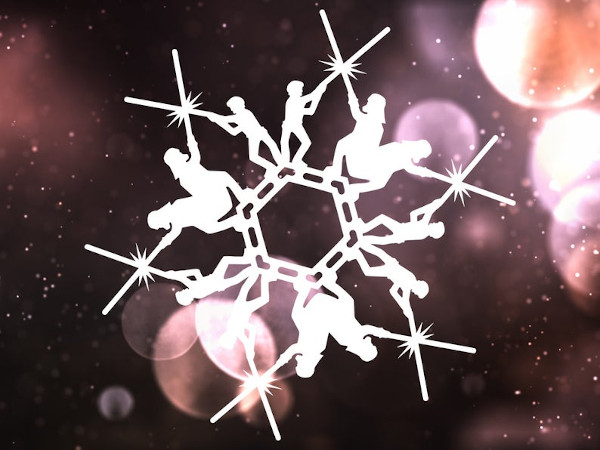 star wars snowflake paper craft template