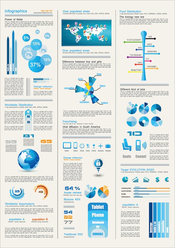 stunning infographic template free download