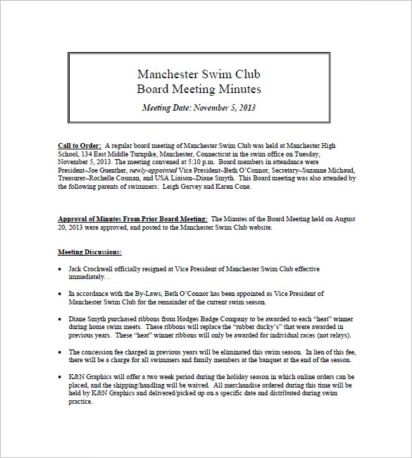 Club Meeting Minutes Template 13 Free Sample Example Format Download Club Meeting Minutes Template 13 Free Sample Example Format Download