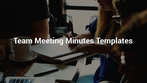 team meeting minutes template
