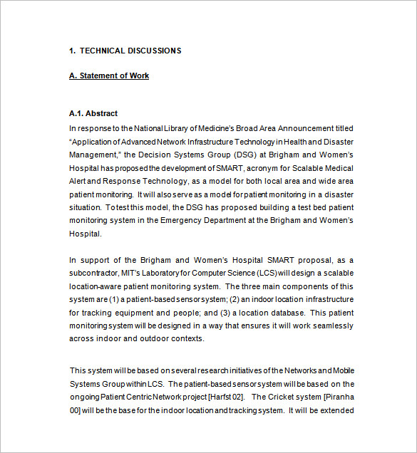 Engineering thesis proposal format