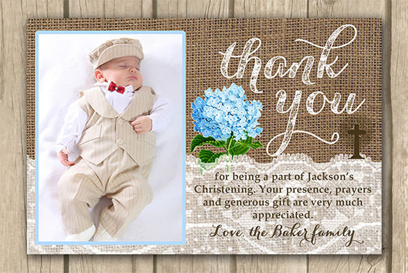 22+ Christening Thank You Cards - AI, PSD, Google docs