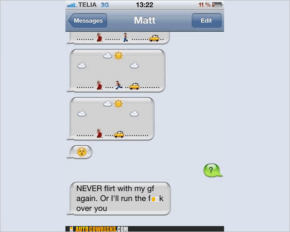 cute emoji texts to boyfriend