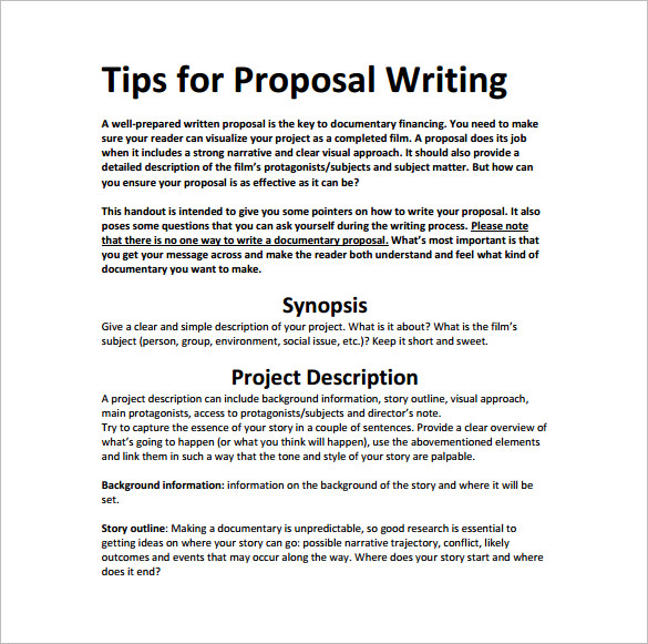 how to write a proposal letter for a research project