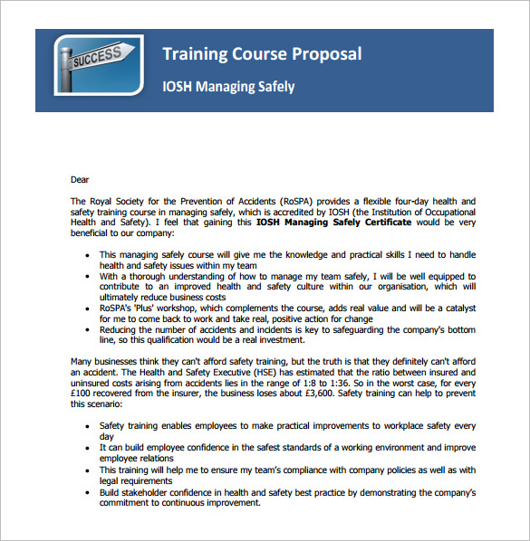 57 Training Proposal Templates In PDF Google Docs MS Word Pages 