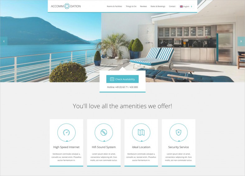 travel accommodation landing page template 788x