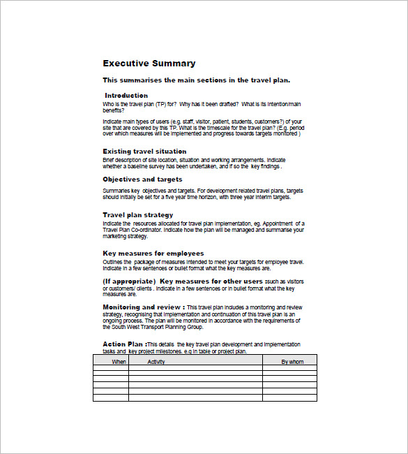 Travel Business Plan Template – 11+ Free Word, Excel, PDF 