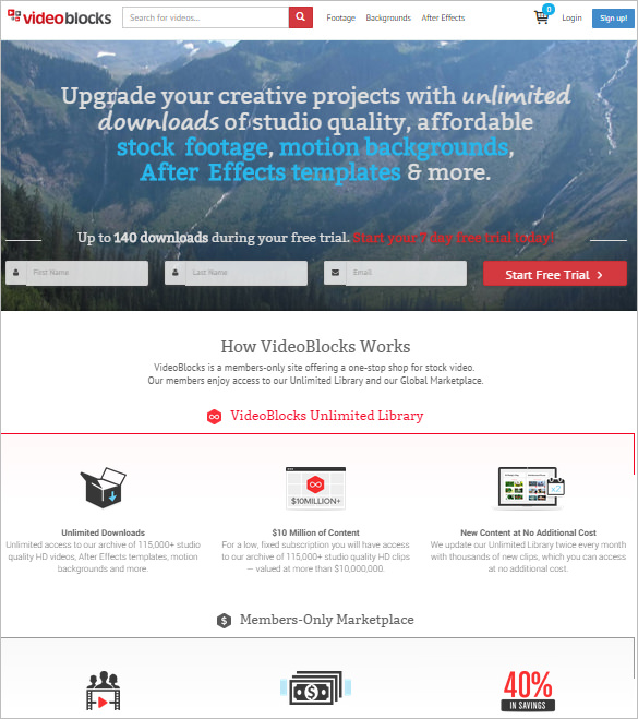 download free project create website after effects