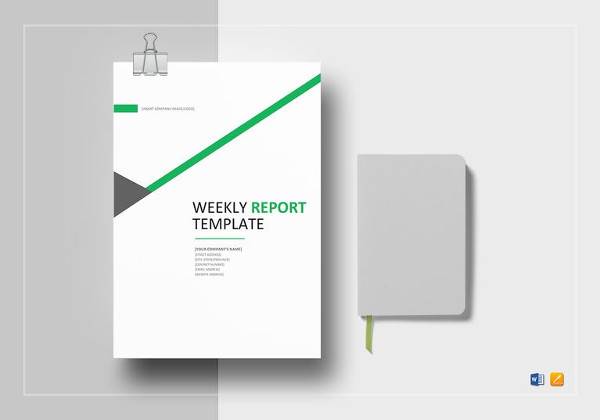 weekly status report word template