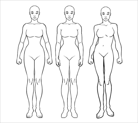 18 Body Outline Templates Pdf Doc Free Premium Templates