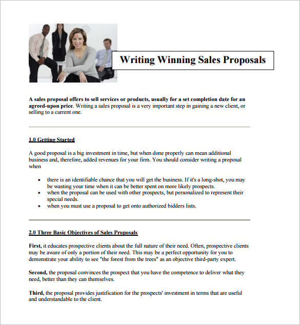 Writing Proposal Template 21  Free Word Excel PDF Format Download