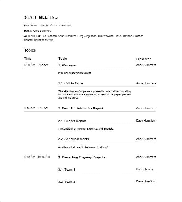 free-staff-meeting-minutes-template