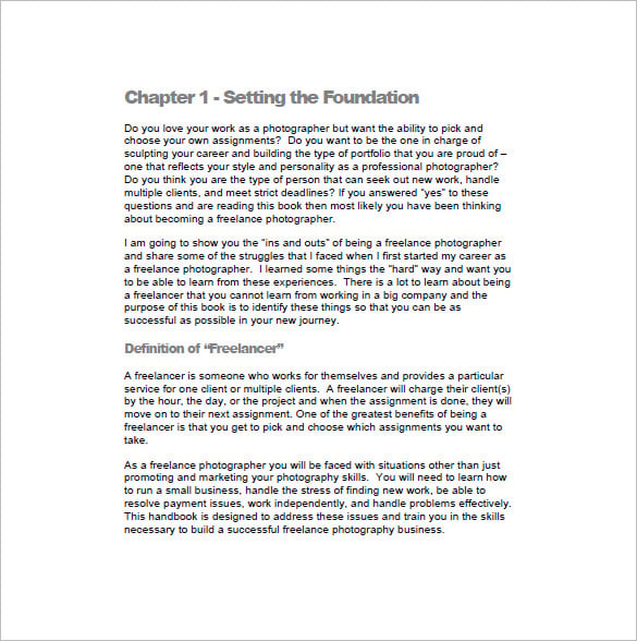 photography business proposal pdf