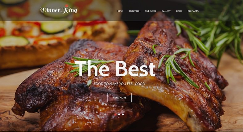 jquery responsive website template for cafe restaurant 788x