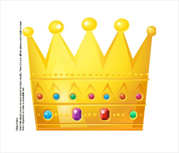 king crown template