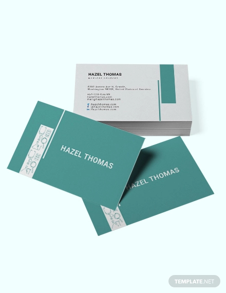 Graduate Student Business Cards Template