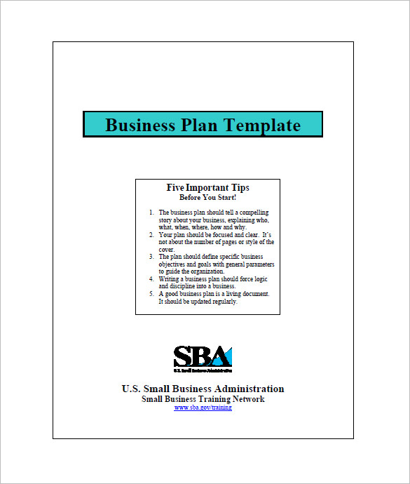 Free Small Business Plan Template Pdf