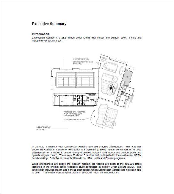 small gym business plan template