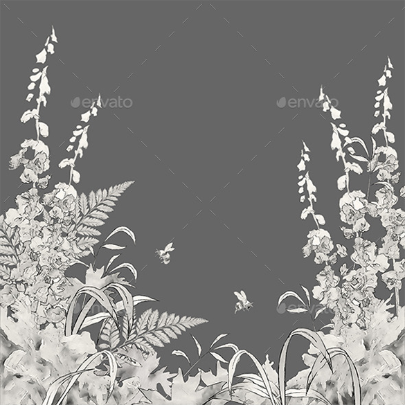 premium floral summer background for you
