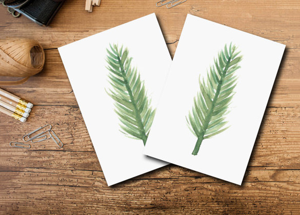 14 Palm Card Templates PSD AI Vector EPS