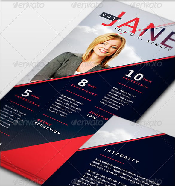 palm card template for politician download