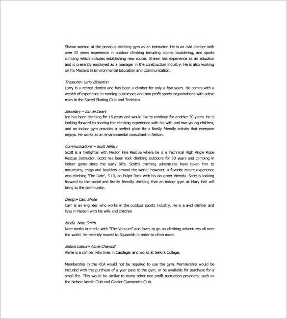18 Gym Business Plan Templates Google Docs MS Word Pages