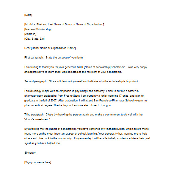 job interview thank you letter template word 2007