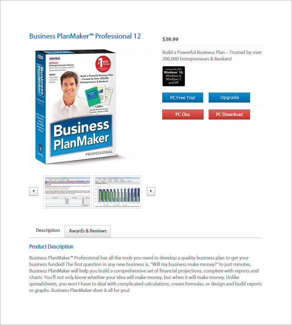 business plan maker software free download