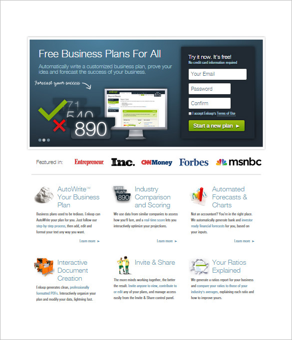 business plan maker software free download