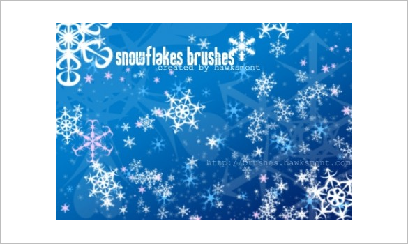 snowflake brushes for free download
