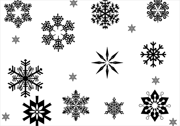 extraordinary free snowflake brushes