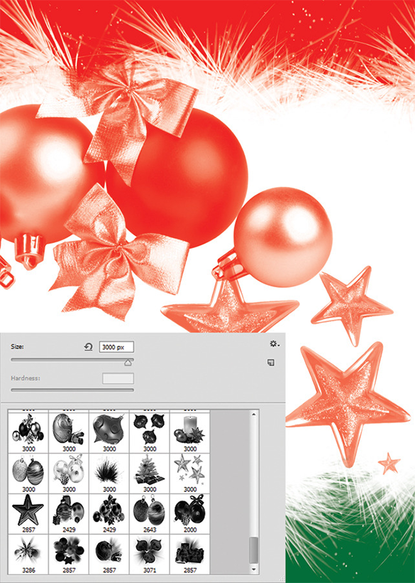 christmas photoshop brushes download