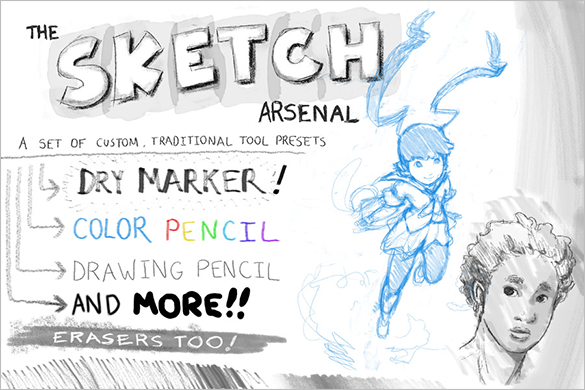 12-pencil-photoshop-brushes-free-download