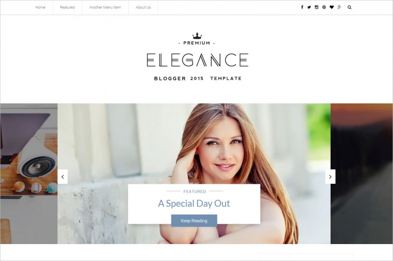 elegance clean blogger template 788x
