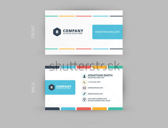 sample template for business crad download
