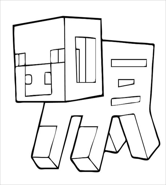 Minecraft Coloring Pages 21 Free Printable Word Pdf Psd Png