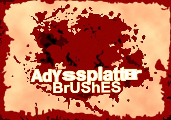 blood splatter photoshop brushes for free