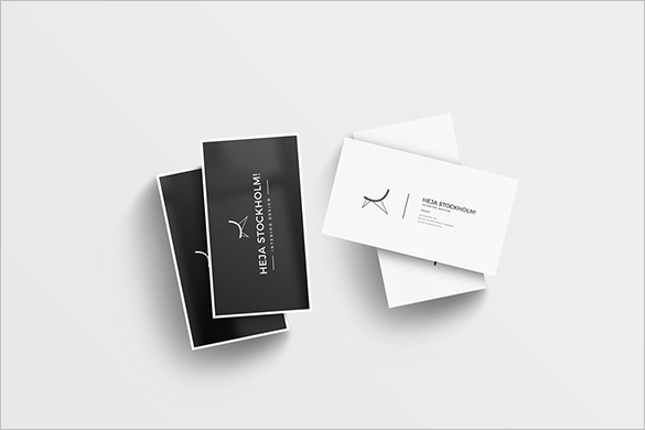 free psd staples clean business cards