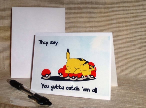 beautiful card template for pokemon