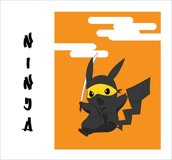 ninja pokemon card template downlaod