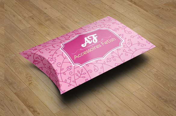 free printable pillow box template