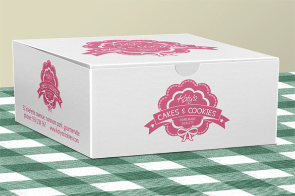 How To Use Cake Box Packaging Mockup - YouTube